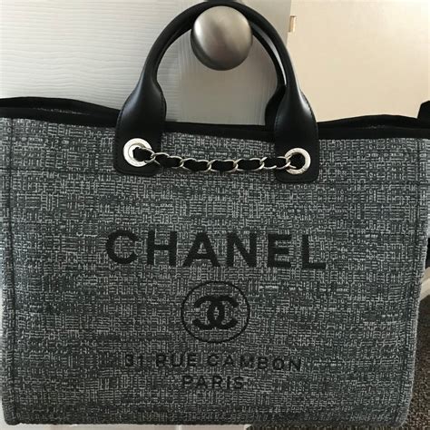 chanel deauville tote bag price|chanel deauville large tote bag.